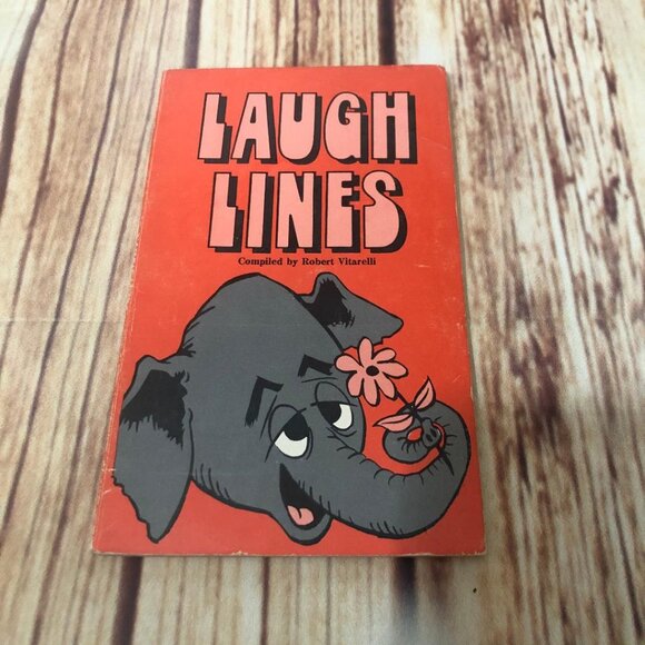 Vintage Laugh Lines Joke Book By Robert Vitarelli 1971 70's - Picture 1 of 6